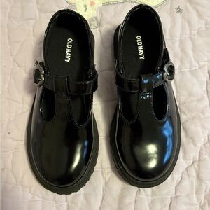 Old Navy Kids Glossy Black Dress Shoes